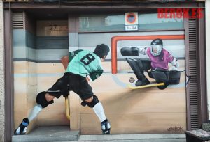 graffiti jockey 3d trampantojo Sant Andreu Barcelona